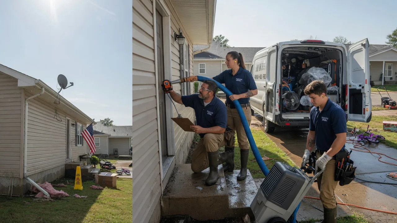 Ceiling Water Damage Restoration in Centerpoint, IN near me